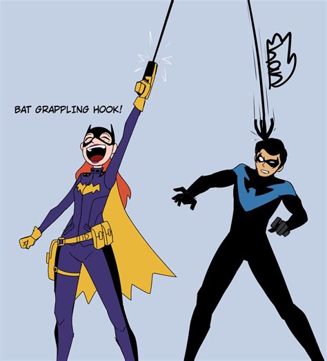 Batgirl And Nightwing Fan Art
