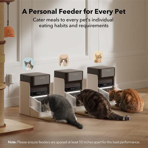 PETLIBRO Upgraded RFID Automatic Cat Feeder, 5G Wi-Fi Automatic Pet ...