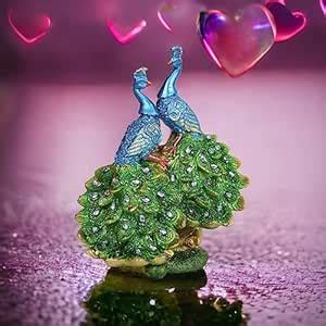 Chocozone Dancing Peacock Showpieces for Home Decorative Items for ...