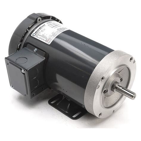 Marathon Motors 3-Phase General Purpose Motor, 1 HP, 56C Frame, 230 ...