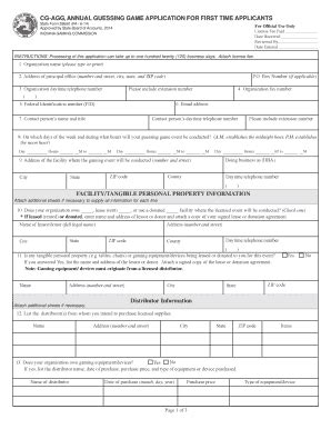 Fillable Online forms in CG-AGG, ANNUAL GUESSING GAME APPLICATION FOR ...