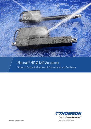 All Thomson Industries, Inc. catalogs and technical brochures