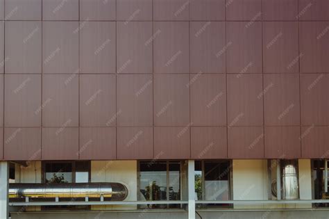Metal tiled ventilated facade wall of contemporary building composite ...