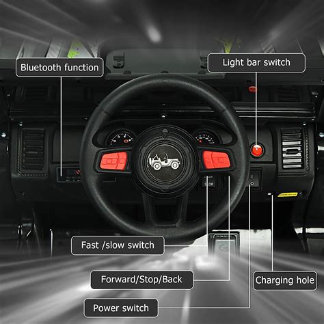 Buy GYMAX Kids Ride on Car, 12V Battery Powered Toy Car with Remote ...