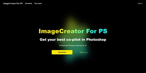 ImageCreator - Image generation in Photoshop - TAAFT