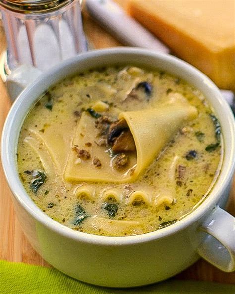 Creamy Alfredo Lasagna Soup - Recipes Need