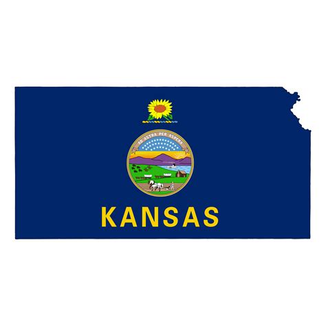 Kansas Flag - State of America 26804019 PNG