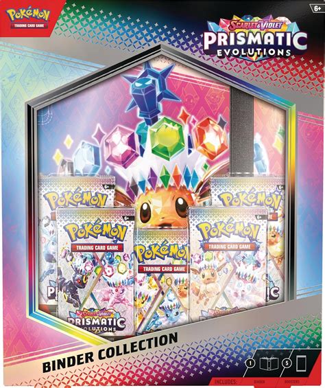 Amazon.com: Pokémon TCG Scarlet & Violet Prismatic Evolutions Binder Collection : Toys & Games