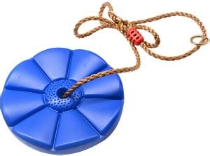 HOP N PLAY Button Disc Monkey Round Rope Swing for Kids with Height ...