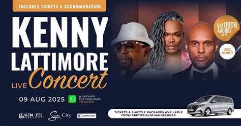 Kenny Lattimore Live in Concert, Sun City, Rustenburg, 9 August 2025 ...