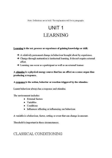 Mixed Notes - gggg - Note: Definitions are in bold. The explanation ...