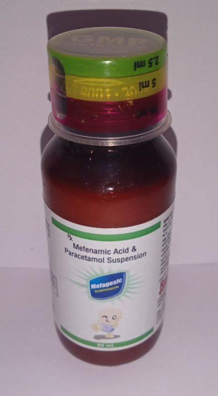 Mefenamic Acid Paracetamol Suspension Manufacturer, Supplier from Sonipat