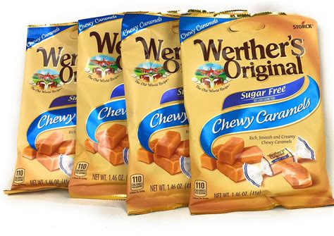 Amazon.com : Werthers Original Sugar Free Caramel Hard Candies 12 Pack ...
