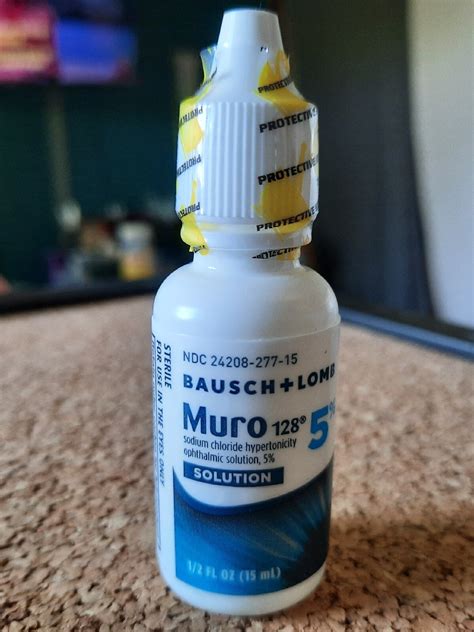 Bausch + Lomb Muro 128 Eye Drops 5% Solution for Corneal Edema 15ml 05/2025 NEW 324208277157 | eBay