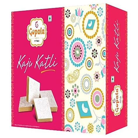 Buy Gopala Gurgaon Sweets - Kaju Burfi Online at Best Price of Rs null ...