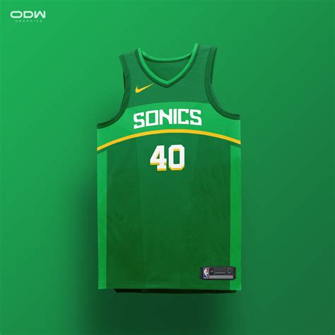 Seattle Supersonics Jersey Concept :: Behance