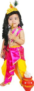 sarvda Krishna Dress Set for Kids | Janmashtami Kanha Costumes Kids ...