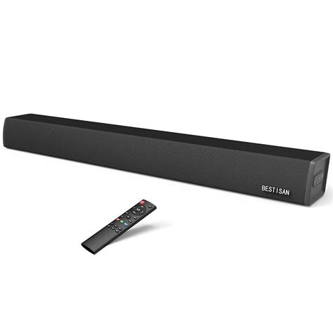 BESTISAN Sound Bars for TV, 16.5 Inches Sound Bar with Optical, AUX ...