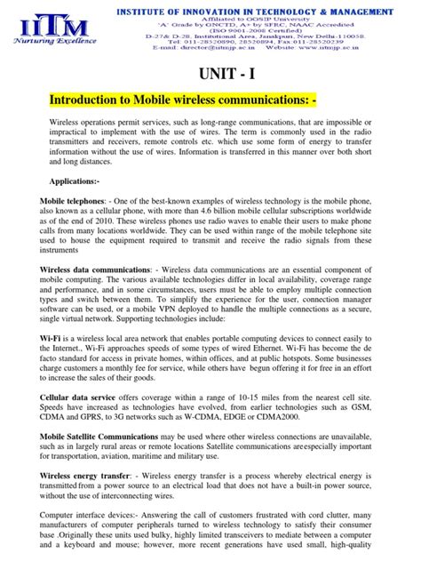 Mobile Computing Unit 1 Revision 的图像结果