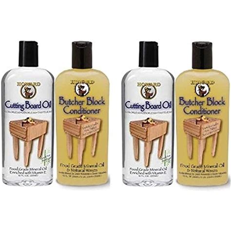 Howard Butcher Block Conditioner and Cutting Board Oil 12 oz, Food ...
