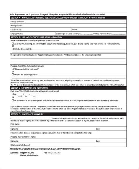 How to Fill Out HIPAA Form 的图像结果
