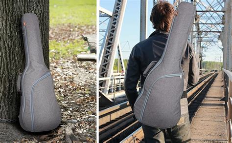 The Melod Electric Guitar Gig Bag,Case,Cover, with Backpack Dual ...