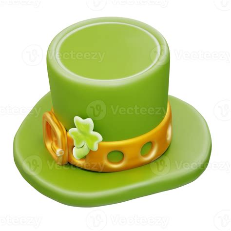 3d illustration St patrick day hat 46482783 PNG