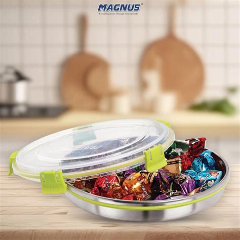 Buy Magnus Klip Lock Stainless Steel Airtight Leakproof Storage ...