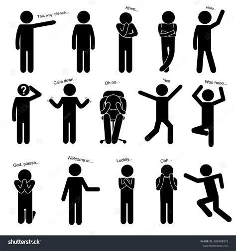 4+ Thousand Stickman Standing Royalty-Free Images, Stock Photos & Pictures | Shutterstock - language of stickman