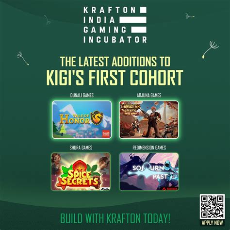 KRAFTON India has announced exciting new additions to the first cohort ...
