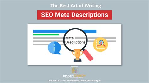 The Best Art of Writing SEO Meta Descriptions | Braincandy
