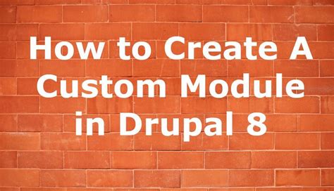 Create Drupal Module 的图像结果