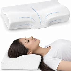 CUSHIO Cervical Memory Foam Pillow for Neck Pain Relief | Cervical ...