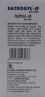 Buy Satrogyl O Bottle Of 60ml Dry Syrup Online & Save Up to 24% at ...