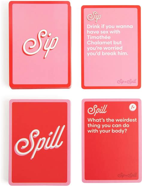 SIP OR SPILL - (ANGLAIS)