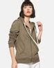 Buy Olive Green Sweatshirt & Hoodies for Women by Campus Sutra Online ...