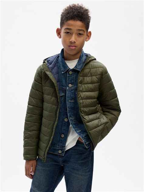 Kids Recycled Lightweight Puffer Jacket | Gap