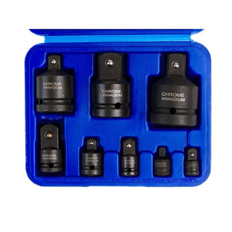 Trusa reductii adaptoare tubulare, 1/2, 3/4, 3/8, 1/4, 1'', 8 piese ...