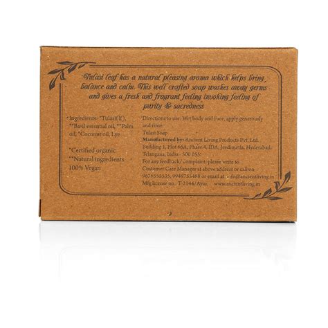 Ancient Living Tulsi Handmade Soap — Ancient Living.in