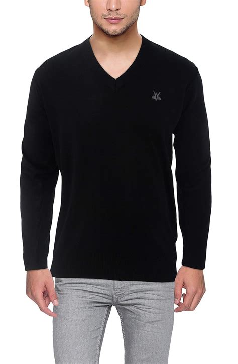 Buy ROSHNI OSWAL Men's Wool Sweater (36A Black-42, Black, 42) at Amazon.in