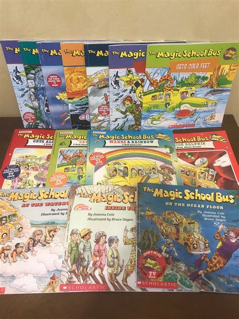 The Magic School Bus Joanna Cole 90s Scholastic Books Various Titles ...