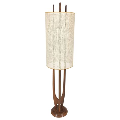 Mid-Century Modeline Walnut and Brass Floor Lamp at 1stDibs | modeline ...
