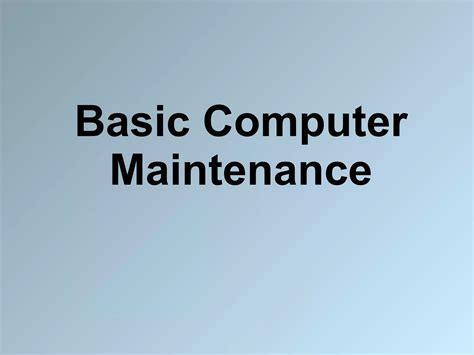 Learn Maintenance in Computer 的图像结果