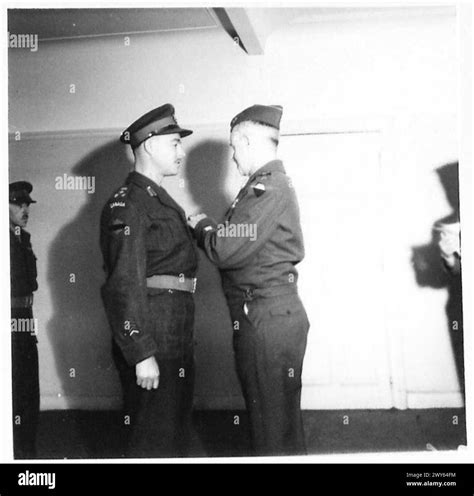 INVESTITURE BY GEN OMAR BRADLEY - Brig C.C. Mann, DSO Legion of Merit ...