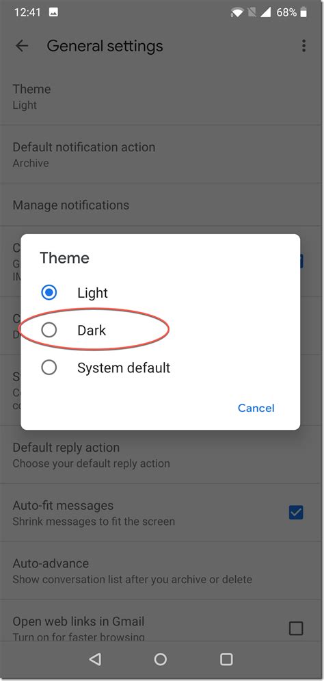 Gmail dark mode on Desktop, Android and iPhone - Mkyong.com