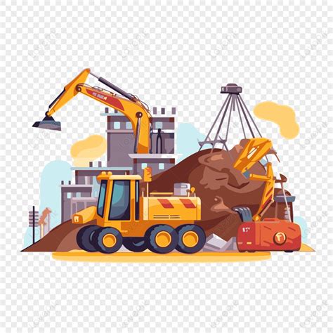 Construcción Clipart Industria De La Construcción Trabajo Y El Sitio Construcción Fondo Dibujos ...