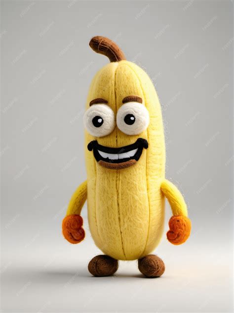 Foto de un personaje de dibujos animados big mike banana aislado sobre ...