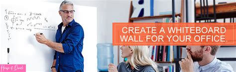 House of Quirk Self Adhesive Wall Whiteboard Sticker for Dry Erase Wall ...