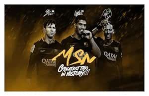 HK PRINTS Neymar Football Motivational Wall Poster for Room (12x18 Inch ...