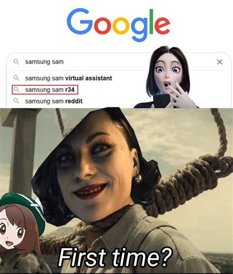 Sam discovered r34 😔 | Samsung Sam | Know Your Meme